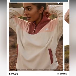 Wrangler sweater quarter zip size medium